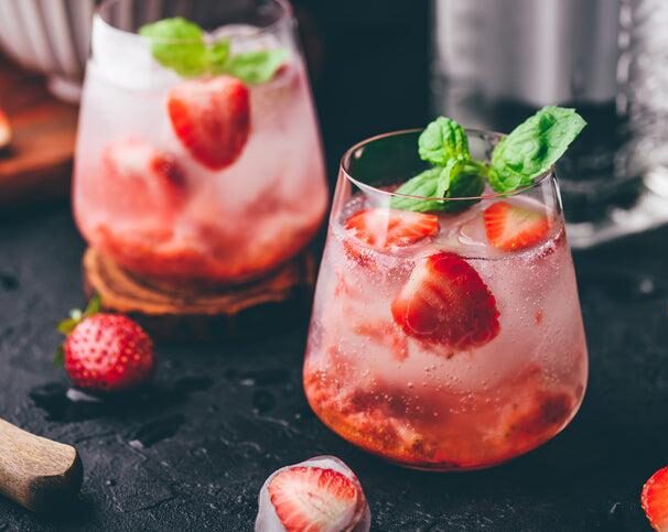 aardbeienmocktail
